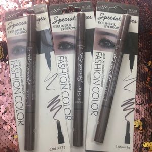3 Pk Dark Brown, Eyeliner & Eyebrow Pencil